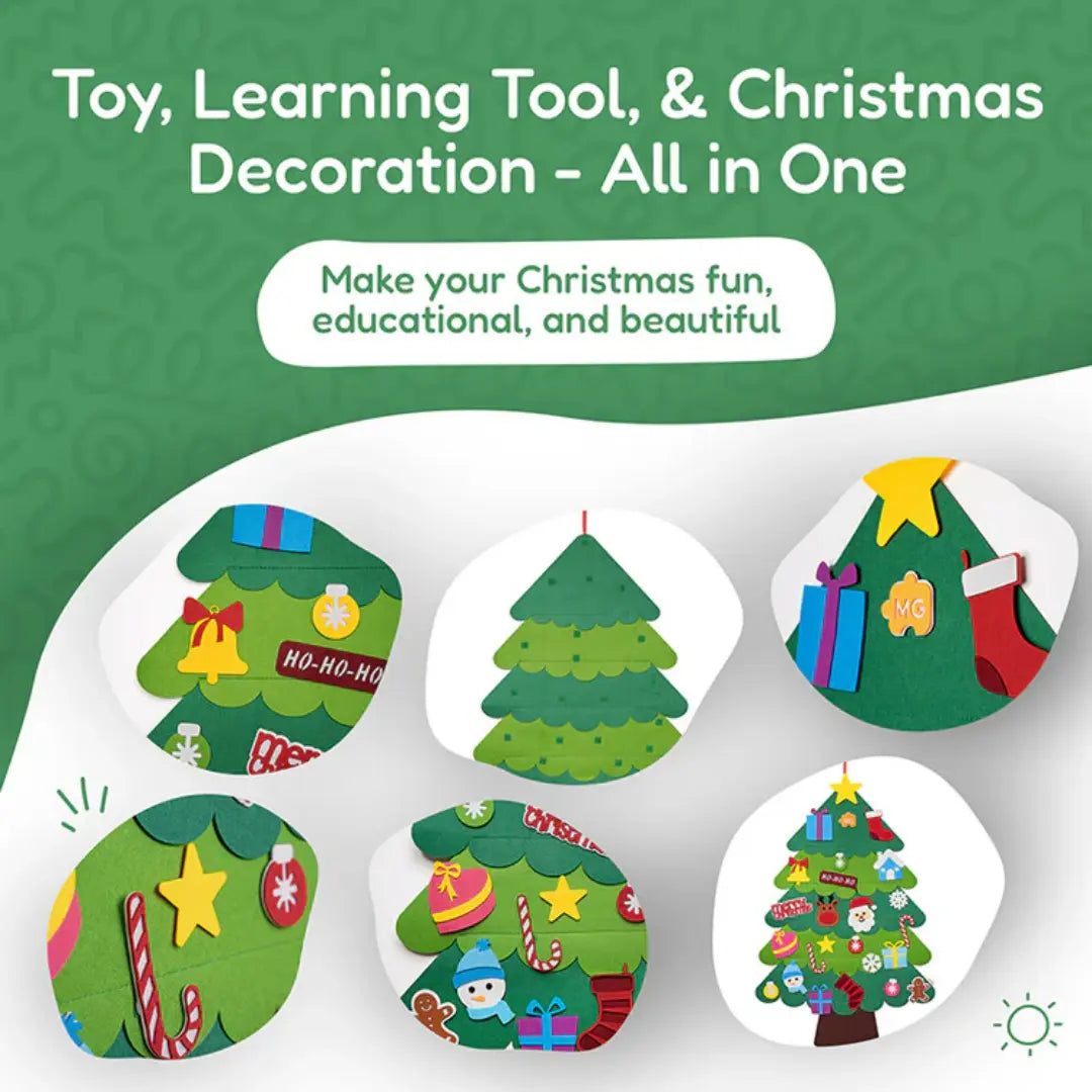 KiddoTree - Felt Christmas Tree For Kids
