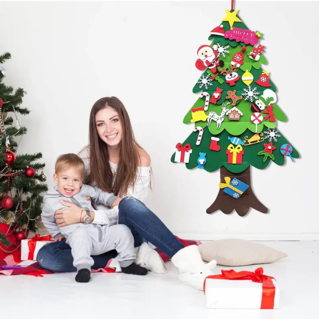 KiddoTree - Felt Christmas Tree For Kids