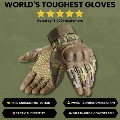STRIKER - PRO INDESTRUCTIBLE TACTICAL GLOVES ( BUY 1 GET 1 FREE)