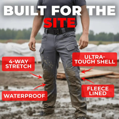 Mavrix - Fleece Lined Waterproof Utility Trousers (BUY 1 GET 1 FREE)