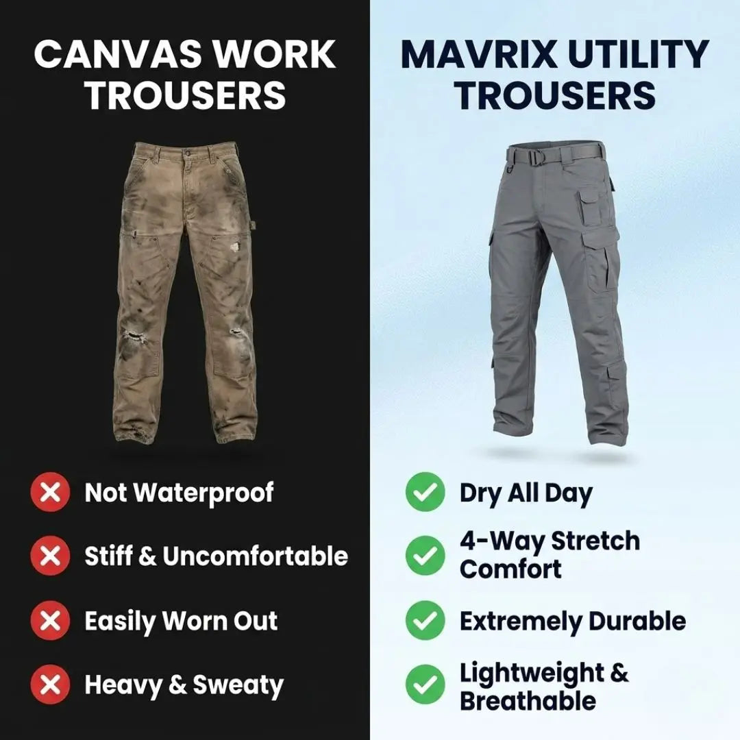 Mavrix - Ultra-Light Waterproof Utility Trousers (BUY 1 GET 2 FREE)