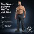 Mavrix - Fleece Lined Waterproof Utility Trousers (BUY 1 GET 1 FREE)