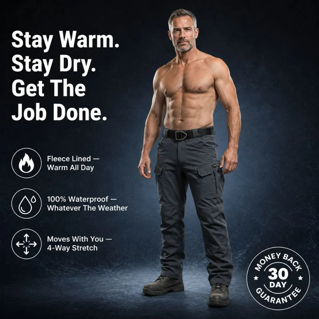 Mavrix - Fleece Lined Waterproof Utility Trousers (BUY 1 GET 1 FREE)