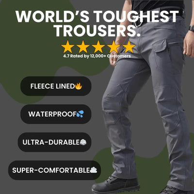Mavrix - Fleece Lined Waterproof Utility Trousers (BUY 1 GET 1 FREE)