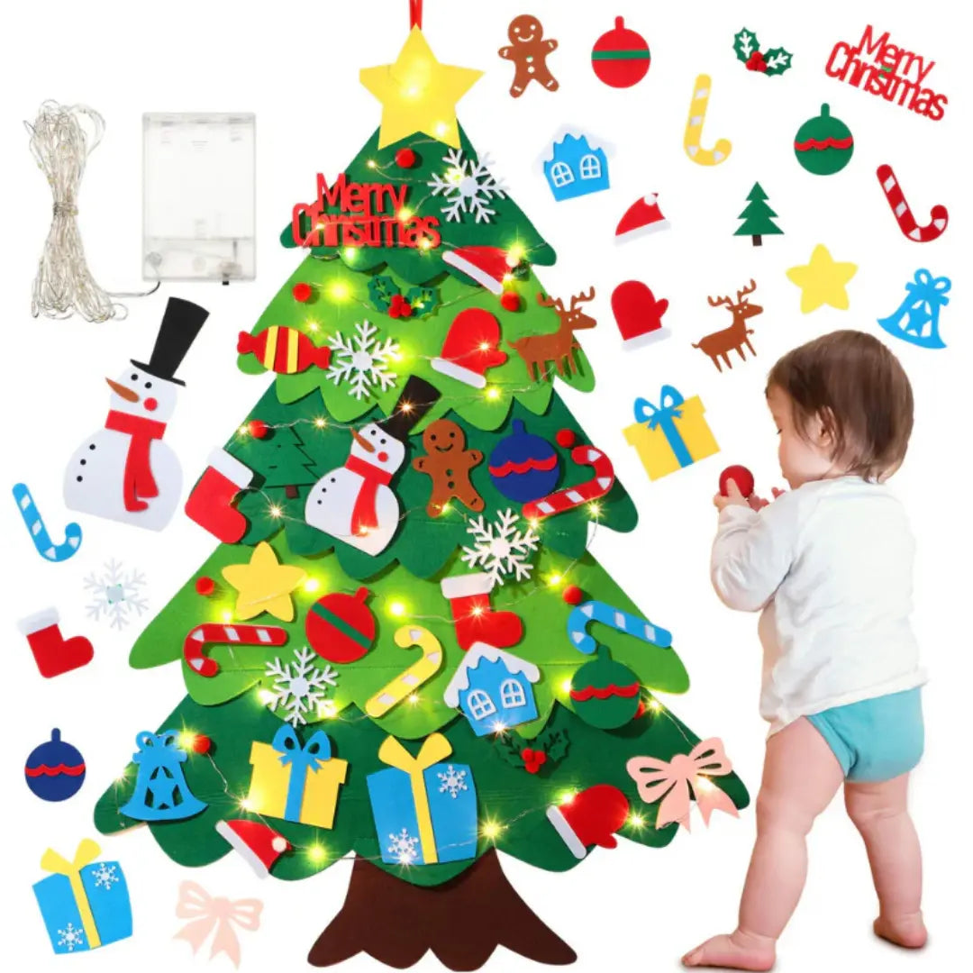 KiddoTree - Felt Christmas Tree For Kids
