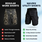 Mavrix - Waterproof Ultra Comfort Utility Shorts (BUY 1 GET 2 FREE)