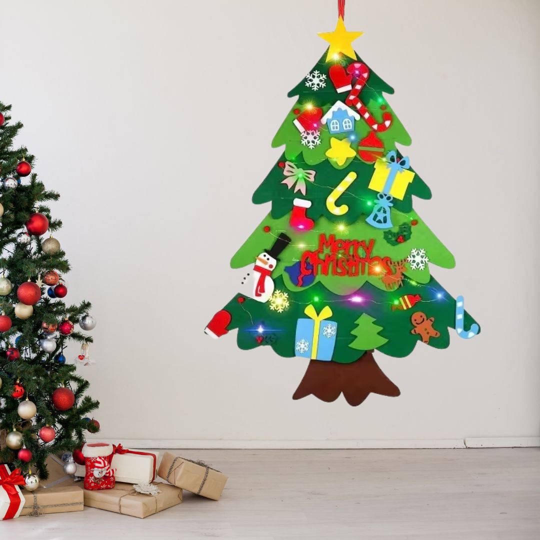 KiddoTree - Felt Christmas Tree For Kids