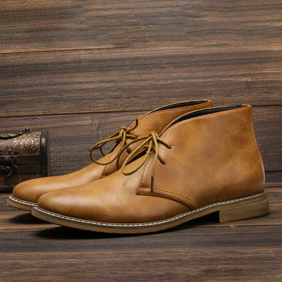 Botas Desert Clásicas de Piel - Cuero genuino con costuras reforzadas y suela antideslizante