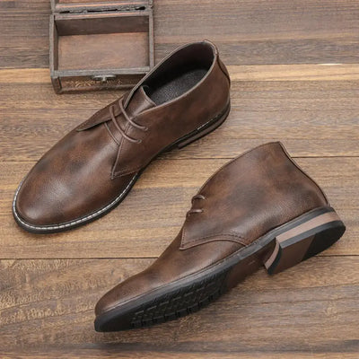 Botas Desert Clásicas de Piel - Cuero genuino con costuras reforzadas y suela antideslizante